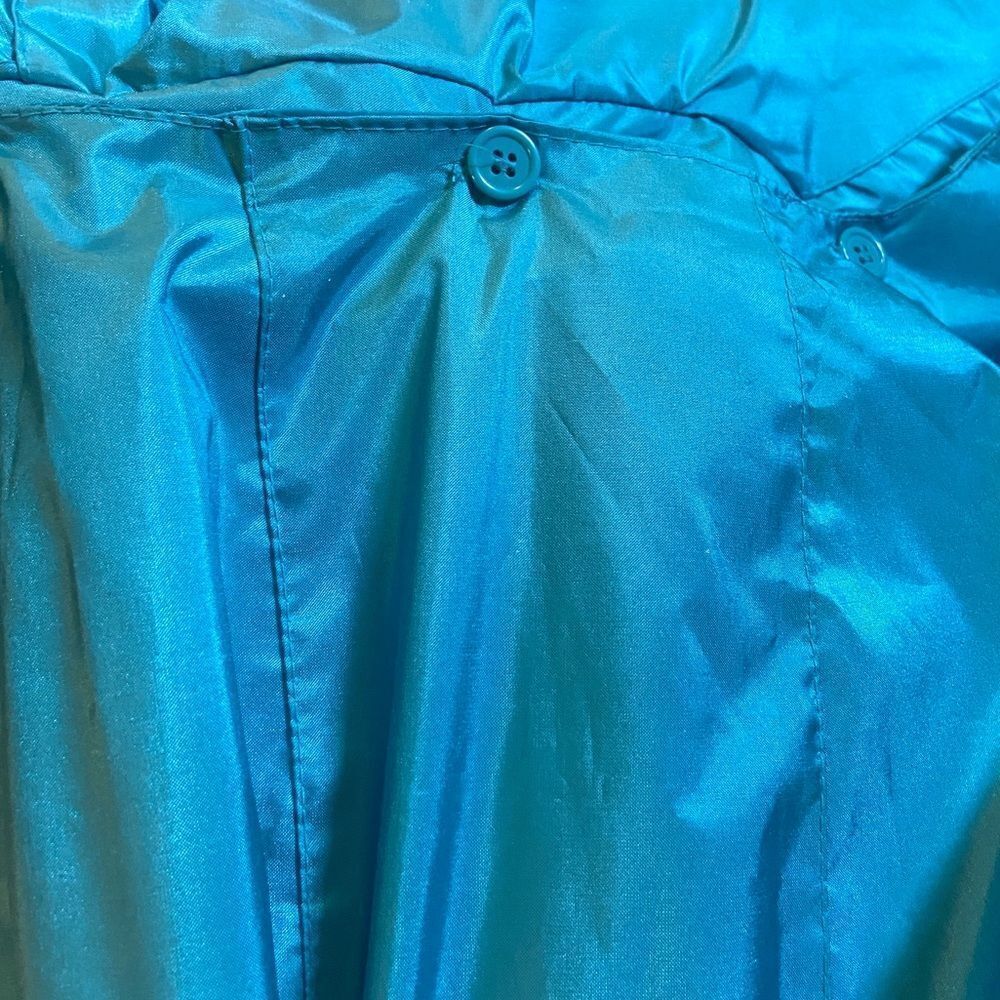 Worthington Essentials Vibrant Blue Turquoise Outerwear Jacket Size 8 - Picture 14 of 16